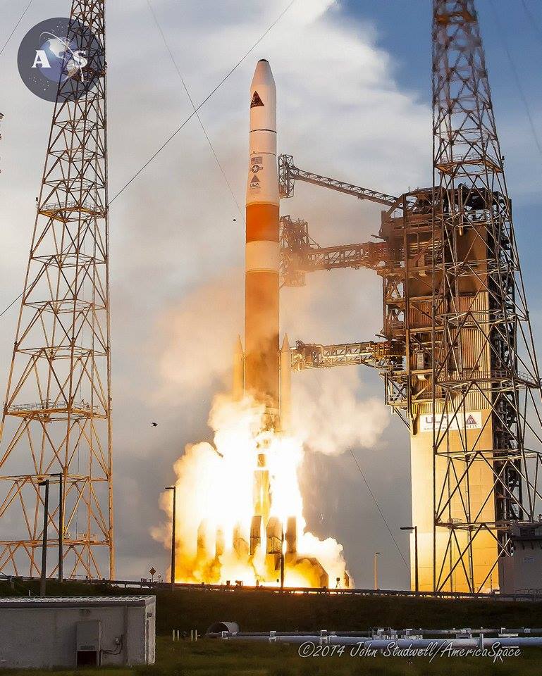 Monday's Delta IV launch marked ULA's eight mission of 2014. Photo Credit: John Studwell/AmericaSpace