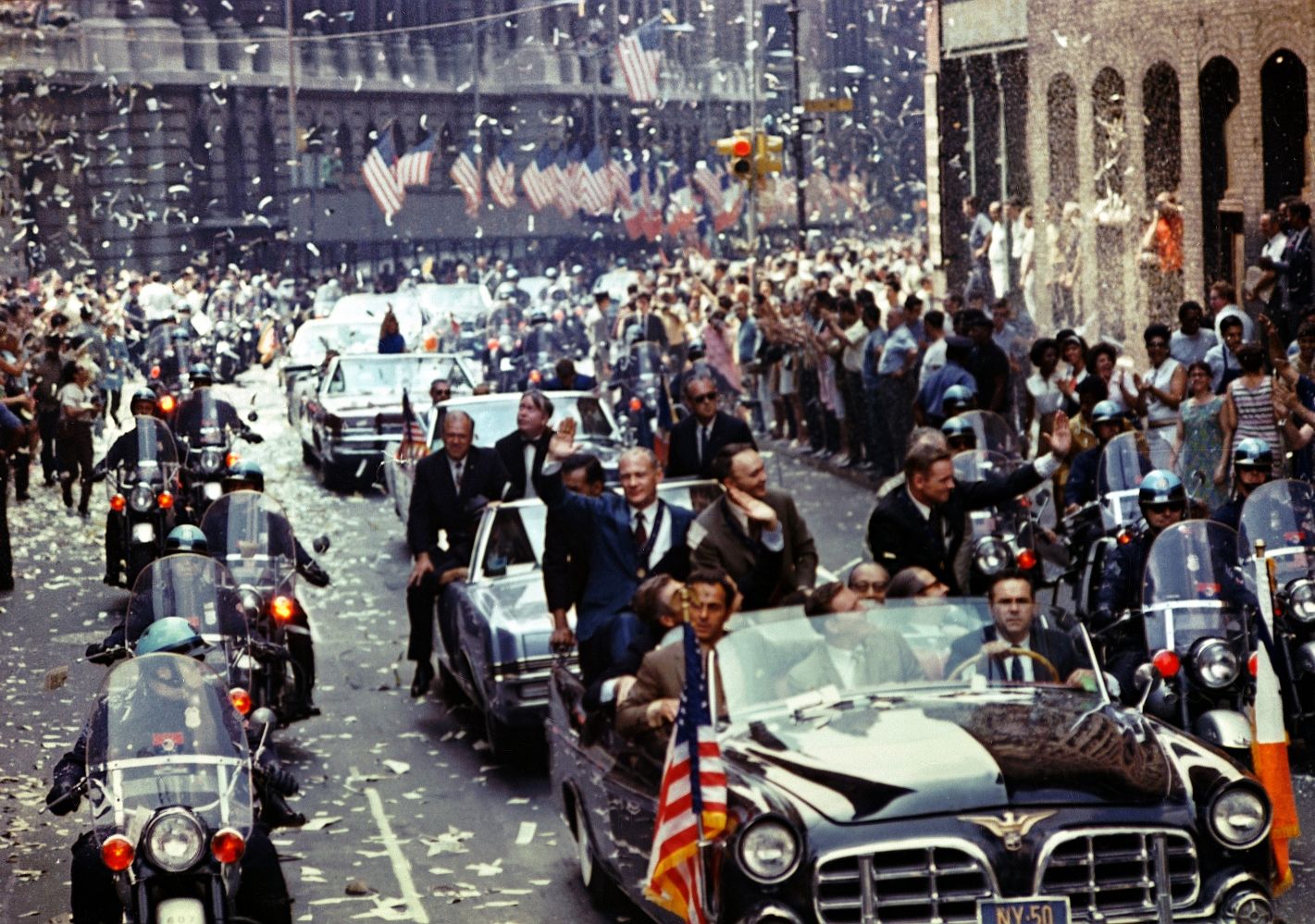 New York City welcomes the crew of Apollo 11 during a ticker tape parade in August 1969, following the astronauts' return to Earth. In the aftermath of Apollo 11's landing on the Moon, public interest toward the space program waned and quickly evaporated. Image Credit: NASA