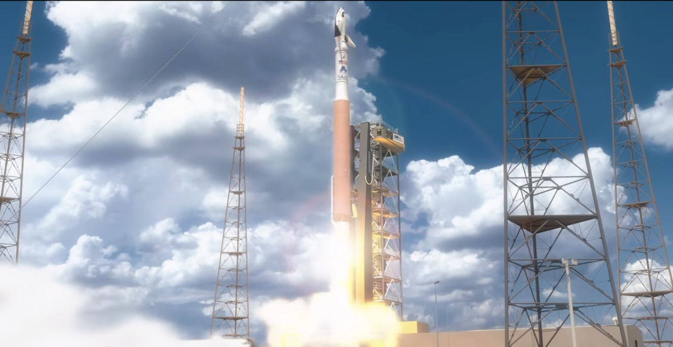 SNC’s Dream Chaser blasts off atop ULA Atlas V Rocket on Space Launch Complex 41 at Cape Canaveral Air Force Station, Florida. Credit: Sierra Nevada Corporation (SNC)