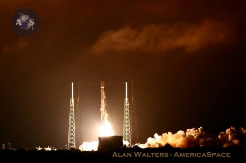 Tuesday morning's flight was the fourth SpaceX launch of 2014. Photo Credit: Alan Walters/AmericaSpace