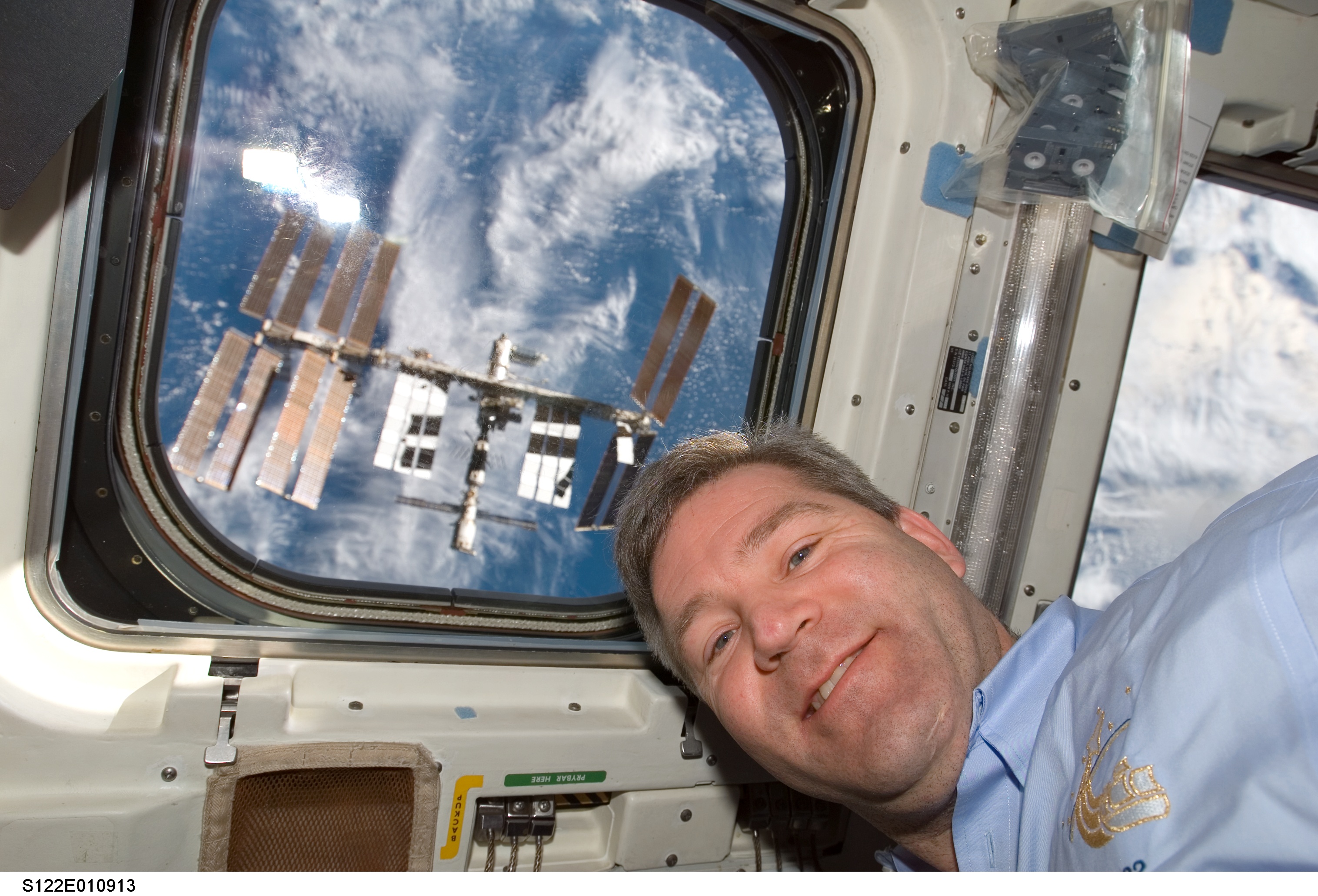 Steve Frick, who commanded STS-122, the shuttle mission which installed Europe's Columbus laboratory module onto the International Space Station (ISS). Photo Credit: NASA