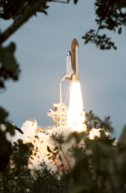 STS-69 rockets into orbit on the morning of 7 September 1995. Photo Credit: NASA