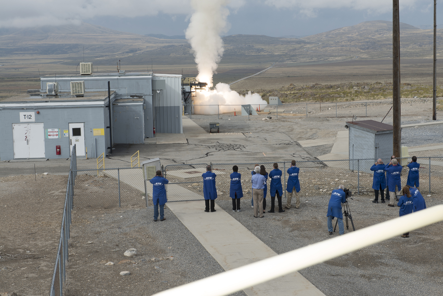 NASA and ATK successfully completed a static test of the launch abort motor igniter for the Orion crew capsule’s Launch Abort System (LAS) on Sept. 30, 2014. Photo Credit: ATK