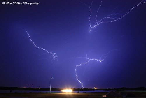 Fermi, NASA's gamma-ray telescope, has detected antimatter particle beams produced by thunderstorms. Photo Credit: Mike Killian