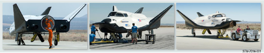 Dream Chaser’s design allows unassisted crew egress at any landing site without the need for special equipment. This operation nominally occurs after the vehicle has been towed off the runway. The minimum equipment needed to quickly remove the vehicle from the runway is enabled by the low toxicity and low hazard levels of the Dream Chaser design, thus minimizing the impact on day-to-day operations at a public-use landing site. Image Credit: SNC