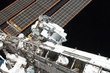 NASA installed the Alpha Magnetic Spectrometer-2 on a truss segment on the International Space Station in May 2011. Image Credit: NASA