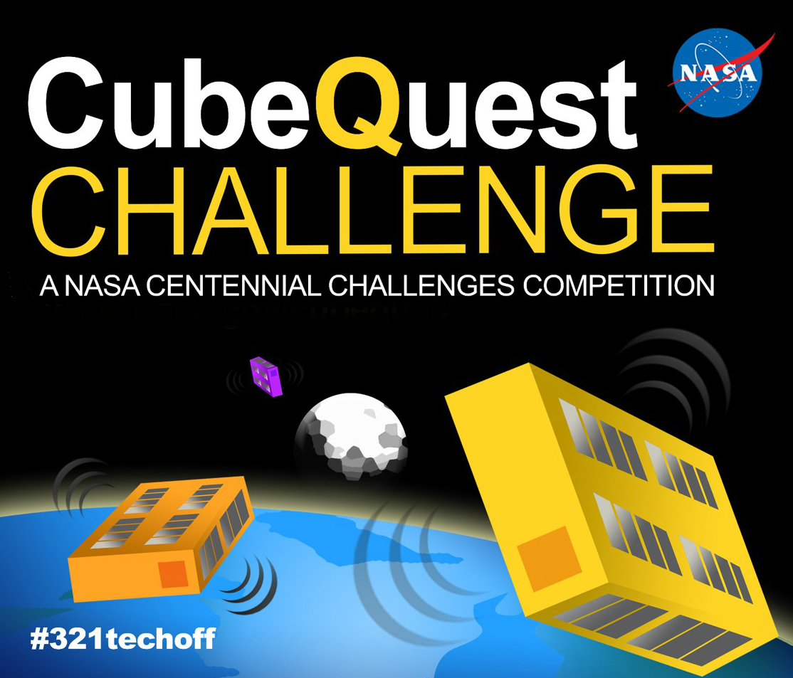 Registration is now open for NASA's latest Centennial Challenges technology prize competition, called Cube Quest Challenge. The competition will award up to a total of $5 million to any teams that will successfully demonstrate a CubeSat in-space operations and communications in lunar orbit and beyond. Image Credit: NASA