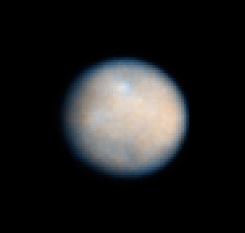 The best image so far of Ceres, taken by the Hubble Space Telescope. Image Credit: Credit: NASA, ESA, J. Parker (Southwest Research Institute), P. Thomas (Cornell University), L. McFadden (University of Maryland, College Park), and M. Mutchler and Z. Levay (STScI)