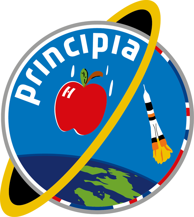 Tim Peake's Principia mission patch, honoring Sir Isaac Newton's law of gravity and the role of the United Kingdom in space exploration. Image Credit: ESA