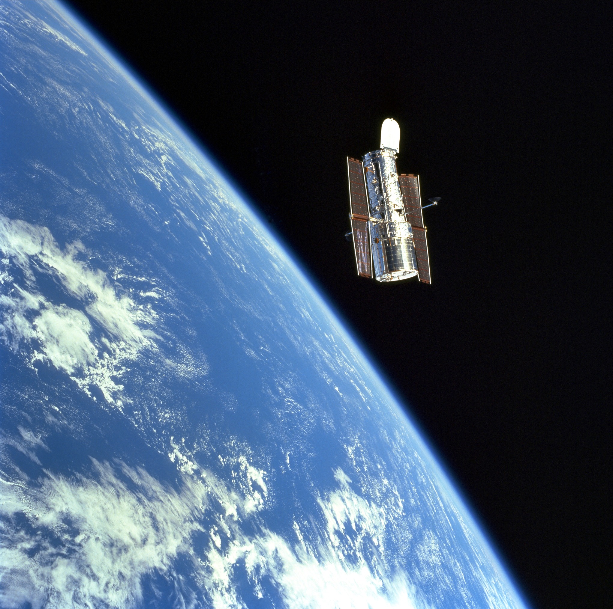 Twenty-five years after its April 1990 launch, the iconic Hubble Space Telescope remains functional. Photo Credit: NASA