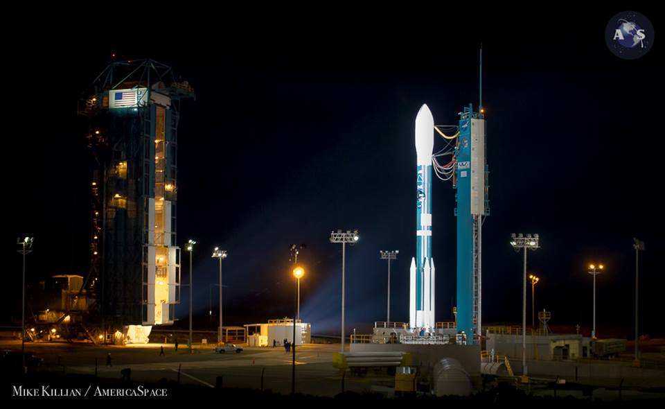 The ULA Delta-II tasked with launching NASA's SMAP Earth Science satellite / mission. Photo Credit: Mike Killian / AmericaSpace 