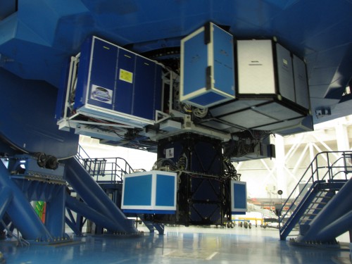 The Gemini Planet Imager following its installation on the Gemini South telescope. Image Credit: Manuel Paredes