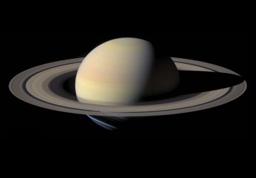 Saturn's beautiful ring system is certainly massive when compared to Earth, but the one orbiting K1047b is about 200 times larger. Photo Credit: NASA/JPL
