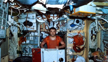 Yuri Romanenko spent 326 days in orbit from February-December 1987. In addition to this empirical record, he was also a member of the Salyut 6 crew from December 1977 until March 1978 which snatched the world record from the United States. Photo Credit: Joachim Becker/SpaceFacts.de