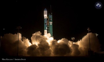 Saturday's launch was the 153rd flight of a member of the Delta II family, as the vehicle enters its 26th year of active operations. Photo Credit: Mike Killian/AmericaSpace