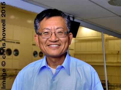 NASA JPL Earth Science Senior Research Scientist, Dr. Simon Yueh, has played an important role in several Earth Science missions, including the upcoming SMAP mission launching from Vandenberg AFB on Jan. 29. Photo Credit: Chris Howell / AmericaSpace