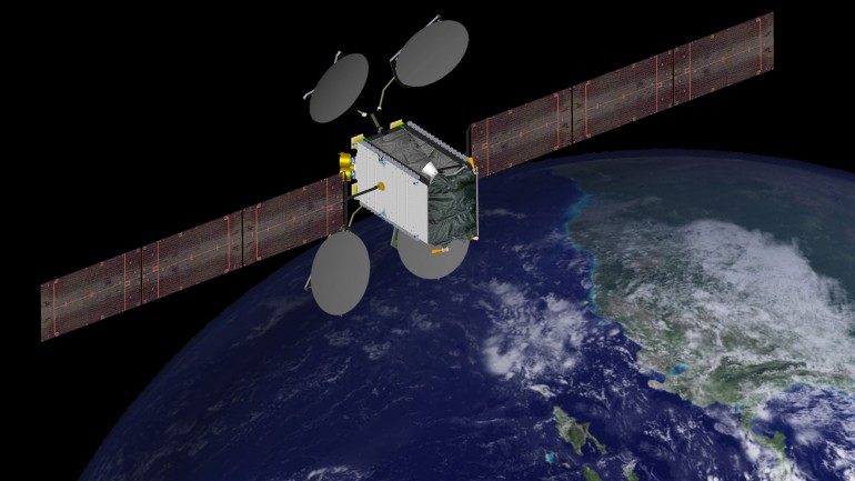 Boeing's 702SP ("Small Platform") satellite bus will be employed by both Eutelsat 115 West B and ABS-3A. Image Credit: Boeing