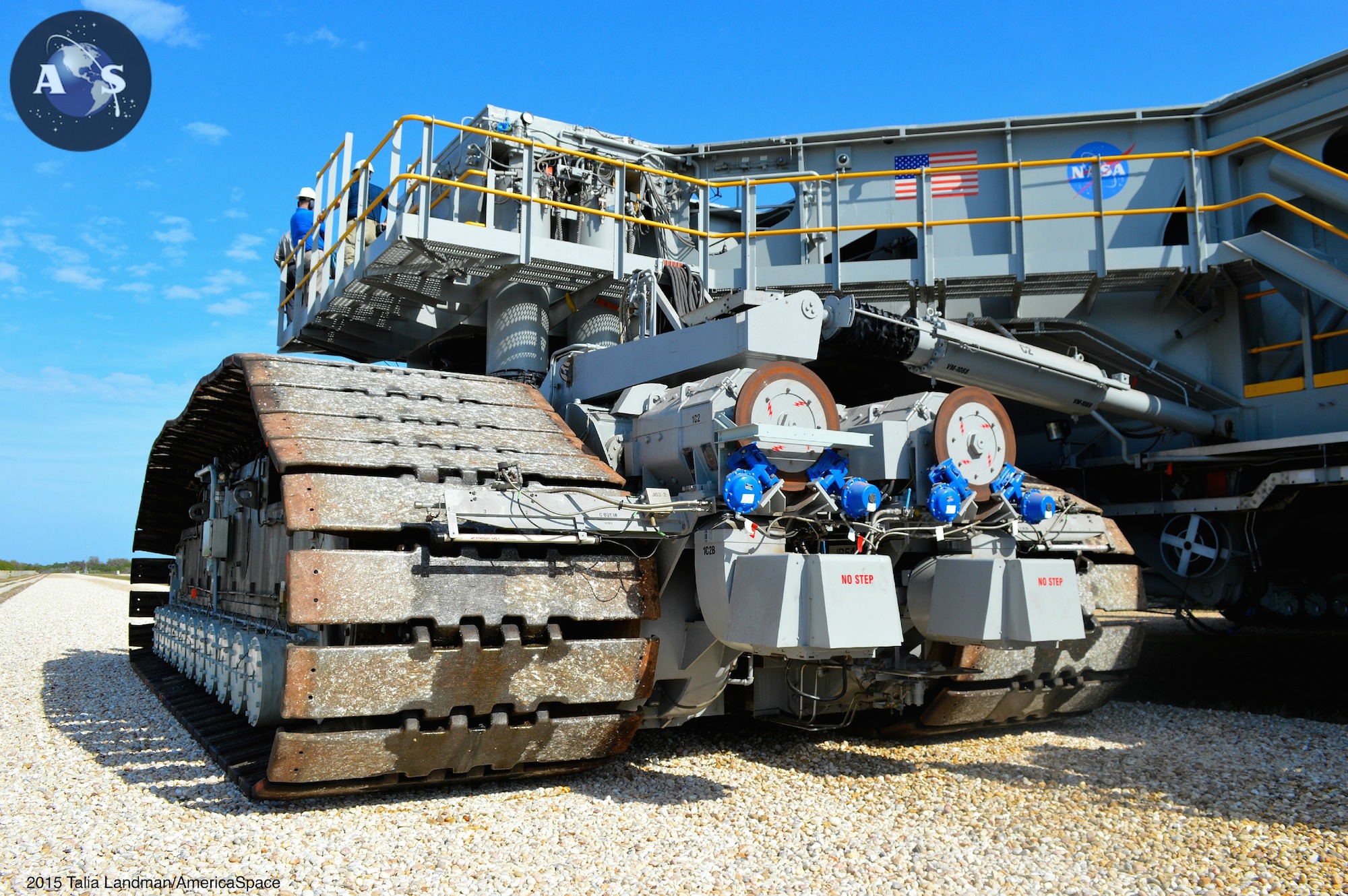 NASA’s crawler-transporters have been hauling rockets and spacecraft to launch pad for 50 years. Image credit: Talia Landman/AmericaSpace