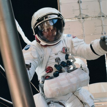 Al Bean became one of only four humans to have performed spacewalks and Moonwalks. Photo Credit: NASA