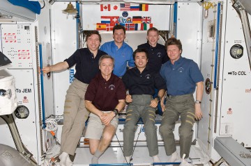 In mid-2009, Padalka (right) became the first commander of a six-person ISS crew. On his forthcoming mission, he will become the first person to lead as many as four ISS Expeditions. Photo Credit: NASA