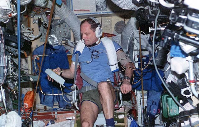 Twenty years ago, this week, NASA astronaut Norm Thagard embarked on the United States' first long-duration space station expedition in more than two decades. Photo Credit: NASA