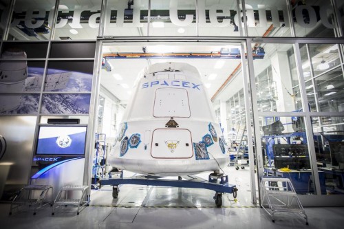 The Dragon CRS-6 spacecraft. Photo Credit: SpaceX