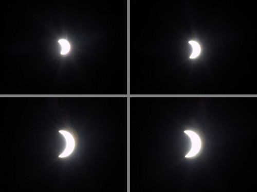 Italian astronaut Samantha Cristoforetti photographed the March 20 solar eclipse from a window on the International Space Station. Photo Credit: @AstroSamantha via Twitter