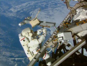 Terry Virts filled the EV1 mantle for the first time in his spacewalking career during EVA-31. Photo Credit: NASA
