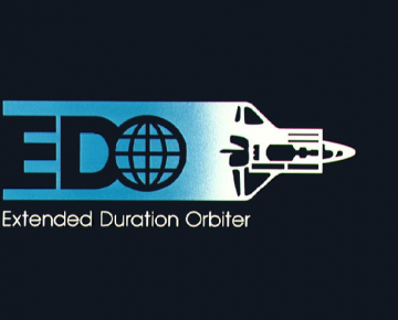 The Extended Duration Orbiter (EDO) logo. Image Credit: NASA