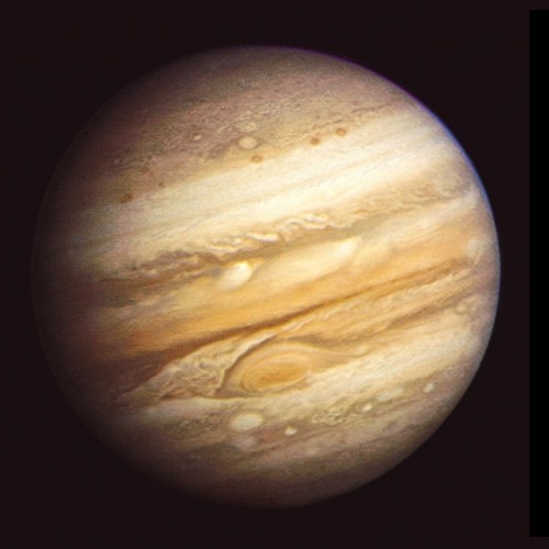 Jupiter's Great Red Spot, while massive, is much calmer than Saturn's storms. Photo Credit: NASA/JPL-Caltech