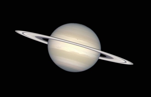 Saturn as seen in natural color from Hubble. Image Credit: Hubble Heritage Team (AURA/STScI/NASA/ESA)