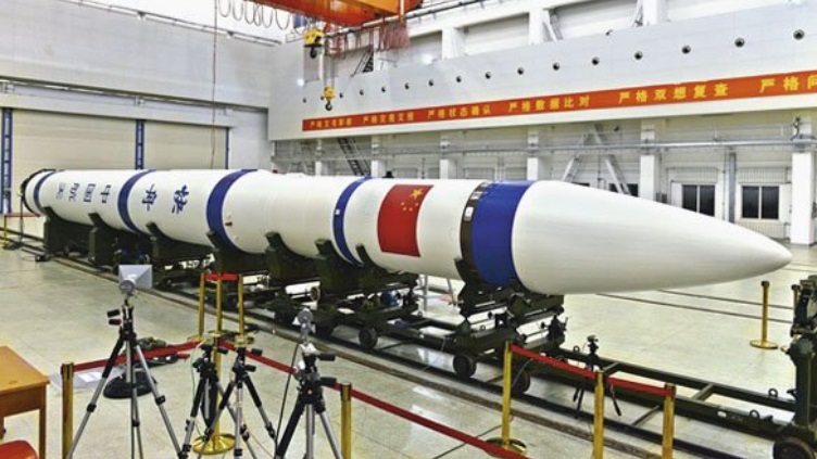 China's first solid propellant launcher, the Long March-11 rocket, is a likely ASAT booster. Photo Credit: CALT