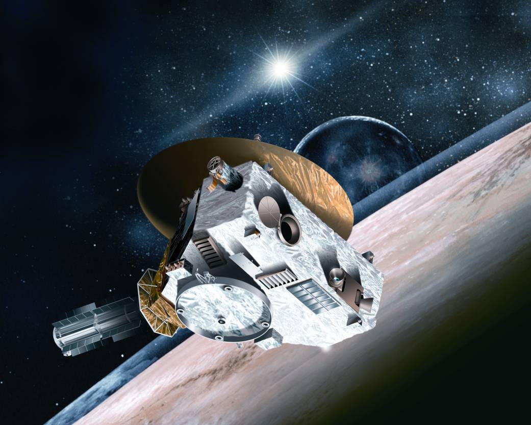 After a 9.5-year voyage across the Solar System, New Horizons is just days away from humanity's first close-up reconnaissance of the last of the traditionally accepted nine planets. Image Credit: NASA