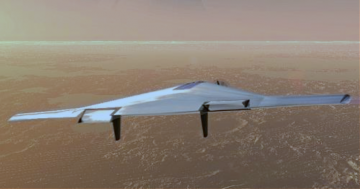 Another view of the proposed VAMP aircraft. Image Credit: Northrop Grumman artist's concept