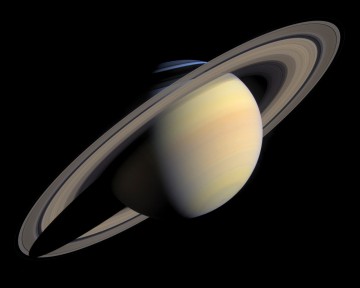 Saturn's main rings are an excquisite sight; the massive Phoebe ring is much larger but also much dimmer. Photo Credit: NASA/JPL-Caltech