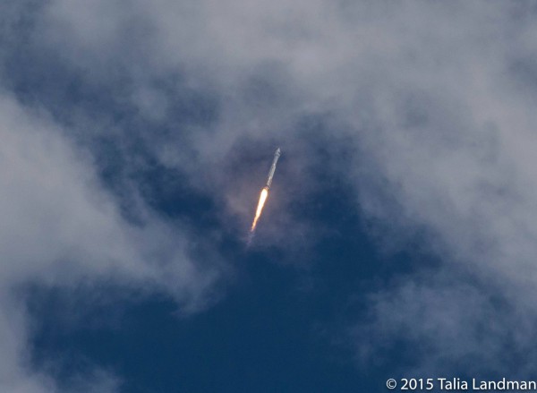 Another view of the launch of the GPS 2F-10 navigation spacecraft on a United Launch Alliance Atlas V 401 rocket. Photo Credit: Talia Landman/AmericaSpace