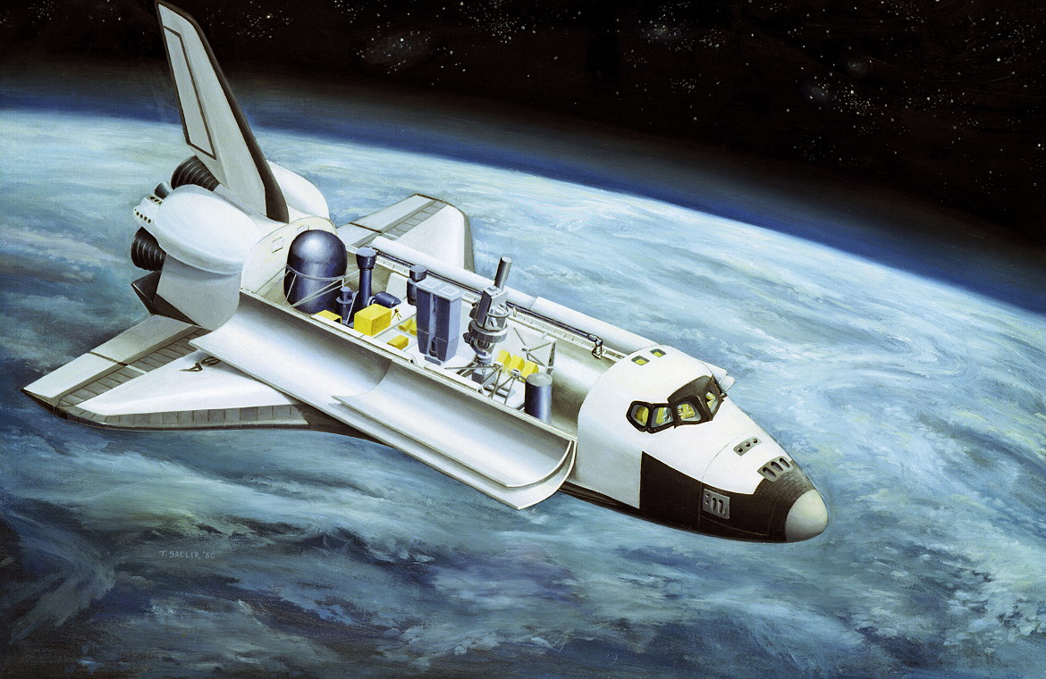 Literally packed to the rafters with scientific instruments, Spacelab-2 was described as one of the most complex research payloads ever attempted by the shuttle. Image Credit: NASA, via Joachim Becker/SpaceFacts.de