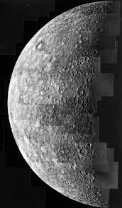 The crater-pocked surface of Mercury, as viewed by Mariner 10. Photo Credit: NASA