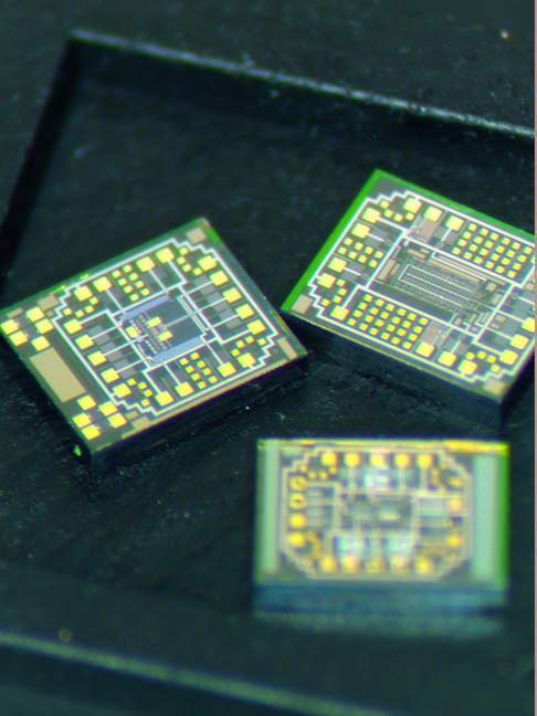 Examples of the advanced circuits being designed by Ozark IC to withstand the high temperatures and pressure on Venus. Photo Credit: Ozark Integrated Circuits Inc.