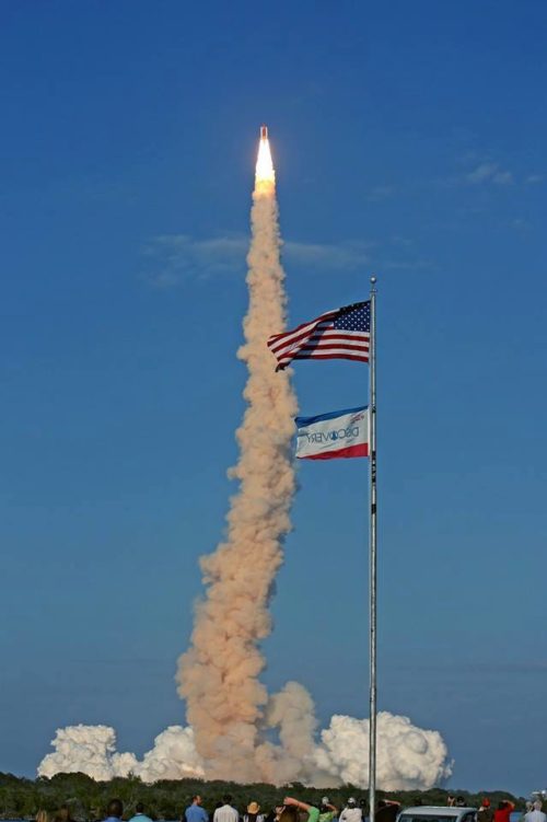 Throughout the 30-year Space Shuttle era, six missions were in orbit on Independence Day. Of those six, just one (STS-121) launched on the holiday and another (STS-4) landed on the holiday. Photo Credit: NASA