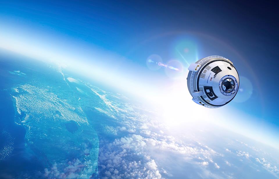 Boeing's CST-100 "Starliner" spacecraft is depicted here climbing to orbit. The company will begin flying astronauts to and from the International Space Station (ISS) for NASA as soon as 2017. Image Credit: Boeing