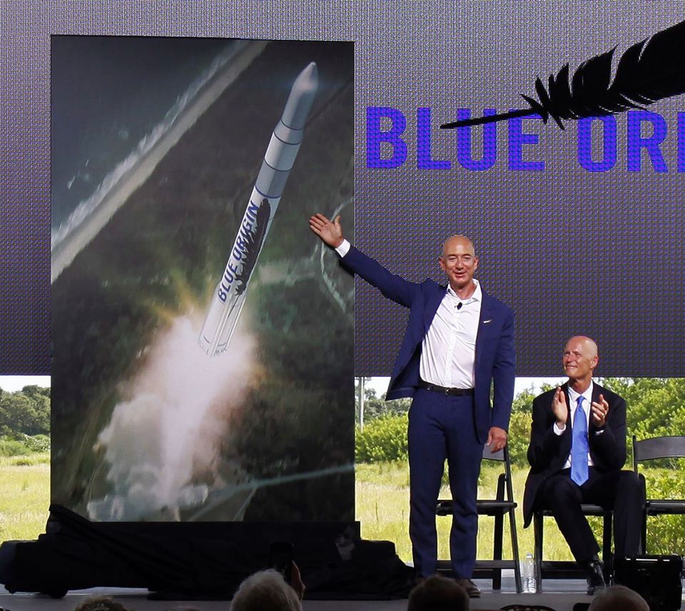 Blue Origin is coming to Florida's "Space Coast", where the company intends to test, build and launch their rockets and spacecraft from beginning this decade. Photo Credit: Blue Origin
