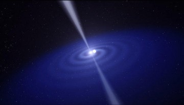 Artist's conception of a pulsar. Once thought to be a possible product of alien intelligence, it is now known that they are a weird but natural phenomenon. mage Credit: European Southern Observatory (ESO)