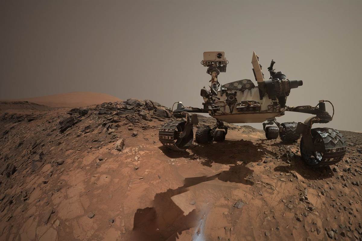 NASA's Curiosity Mars rover on the surface of Mars. Photo Credit: NASA/JPL-Caltech/