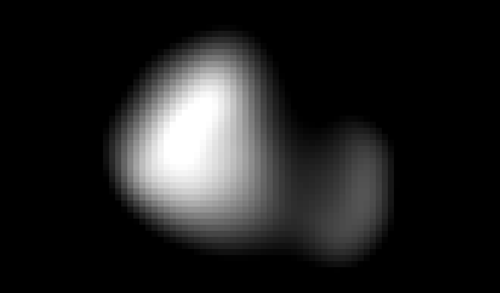 First image of Pluto's tiny moon Kerberos. Image Credit: NASA/JHUAPL/SwRI