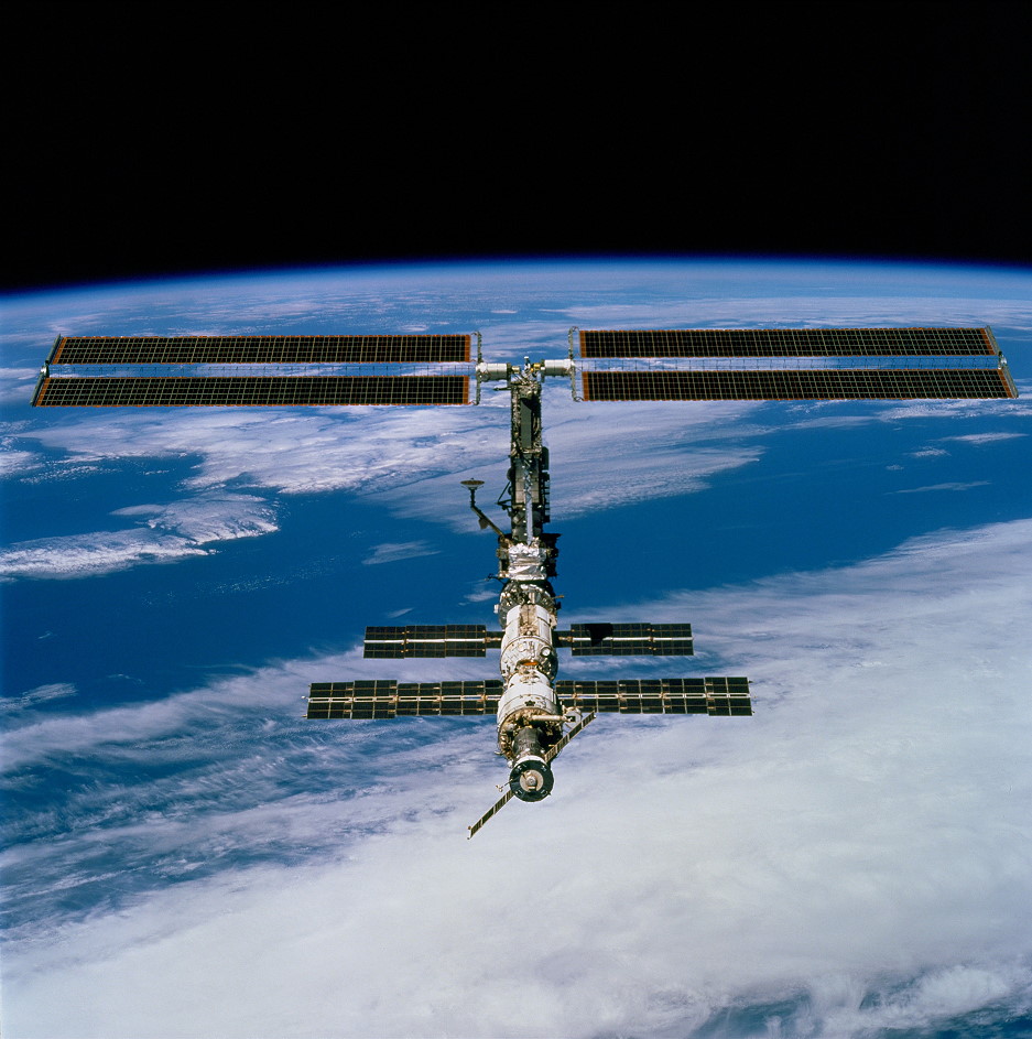Fifteen years ago, next week, STS-97 installed the first set of U.S.-built solar arrays, radiators and batteries onto the International Space Station (ISS), transforming it into the brightest artificial object in Earth's skies. Photo Credit: NASA, via Joachim Becker/SpaceFacts.de