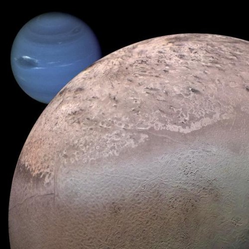 Neptune's moon Triton. Image Credit: NASA/JPL/Caltech
