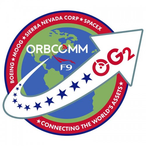 Mission Patch for Orbcomm OG-2 Mission-2. Image Credit: Orbcomm