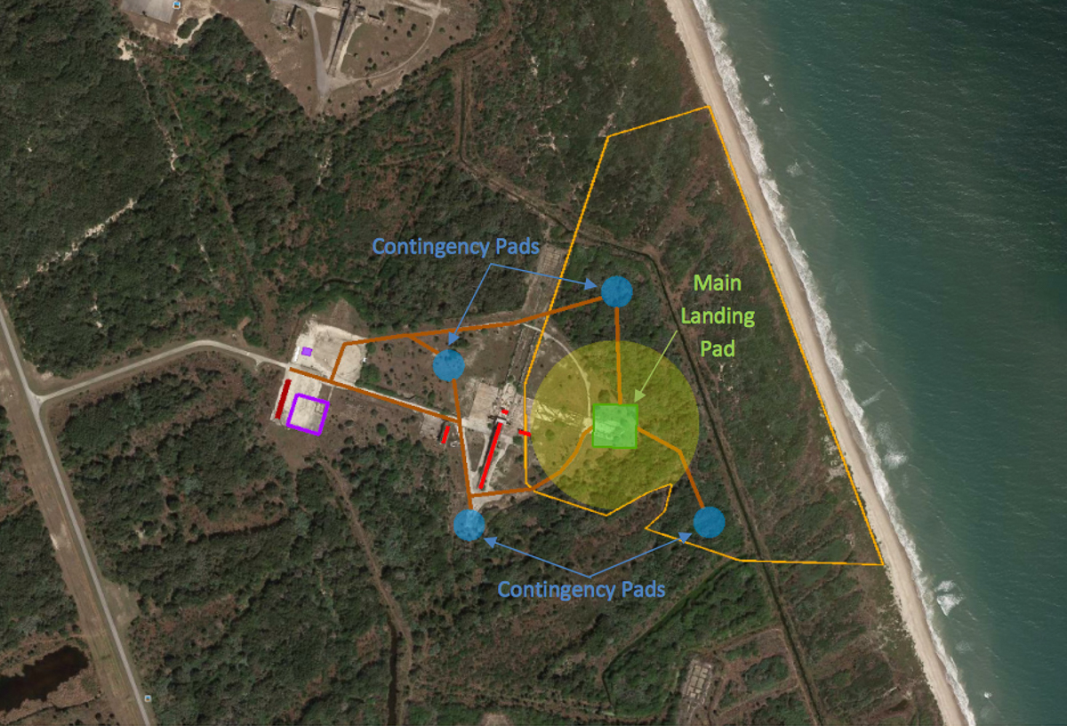 LZ-1 site plans. Credit: SpaceX