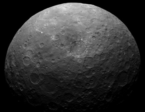 Ceres id the first dwarf planet to be visited by a spacecraft from Earth. Photo Credit: NASA/JPL-Caltech/UCLA/MPS/DLR/IDA